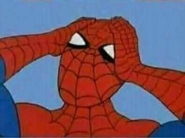 spider man meme trol team