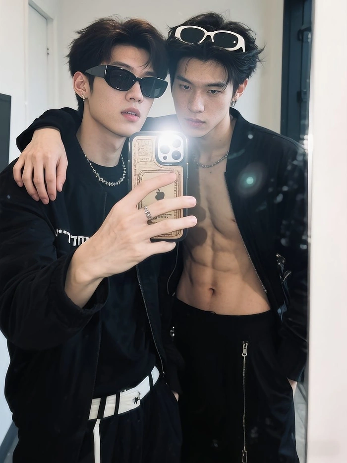 trai học sinh đẹp trai và thân thiện