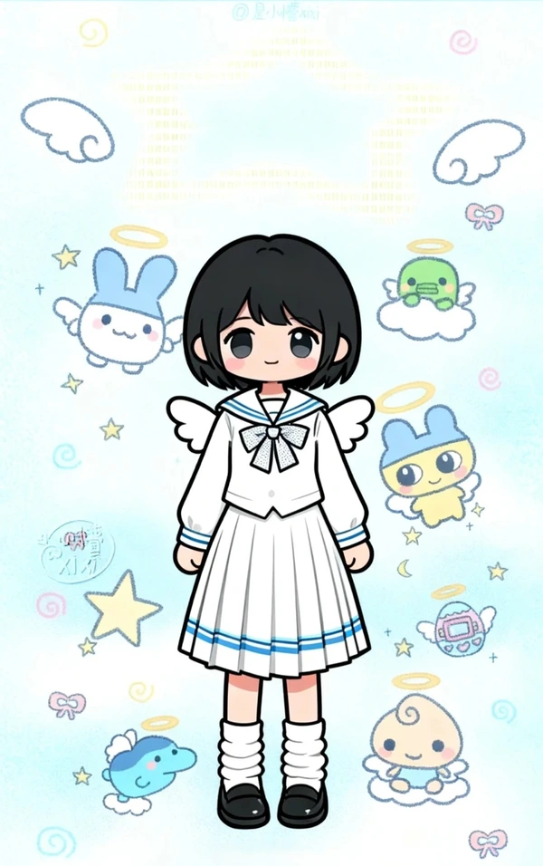 ứng dụng chibi full body dễ thương