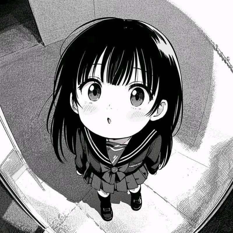 Album ảnh ảnh anime đen trắng