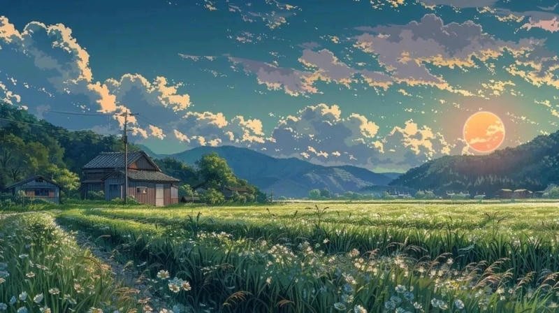 Album ảnh phong cảnh anime