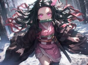 Album hình nezuko biểu cảm