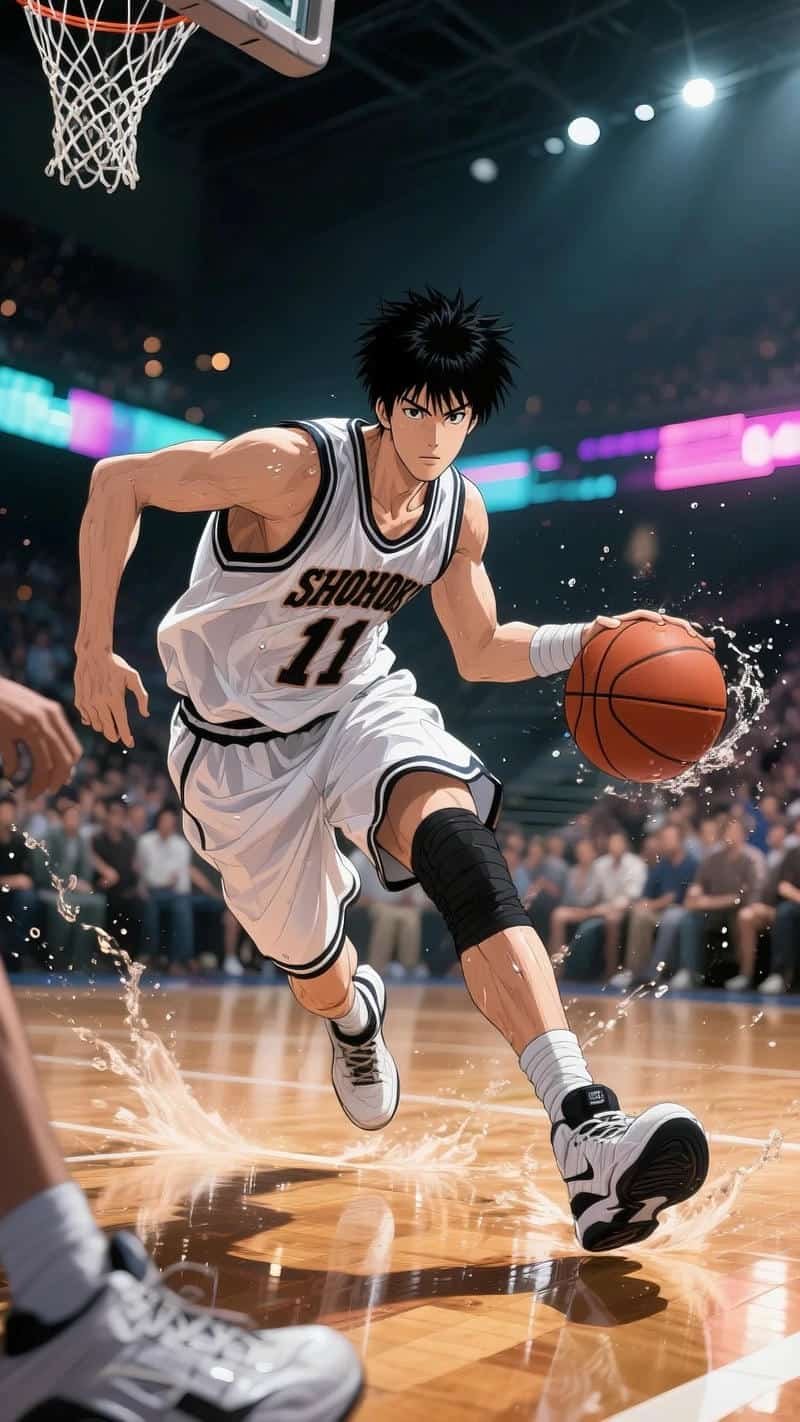 Ảnh anime bóng rổ ấn tượng