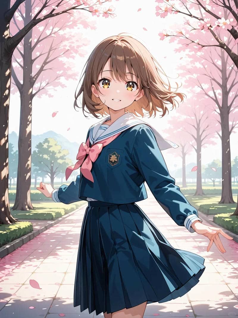 Ảnh avatar anime nữ học sinh