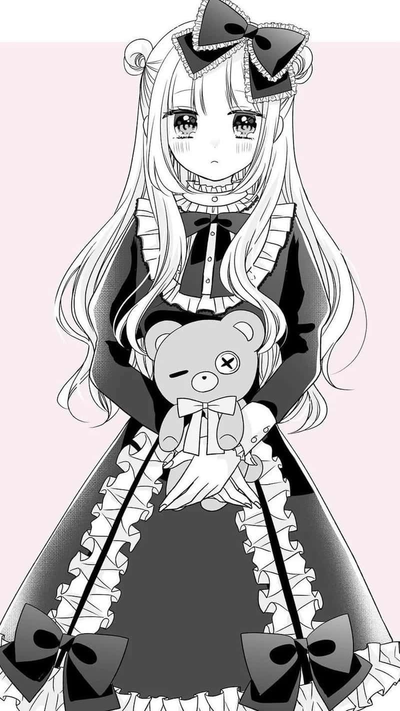 Ảnh mạng ảnh anime đen trắng