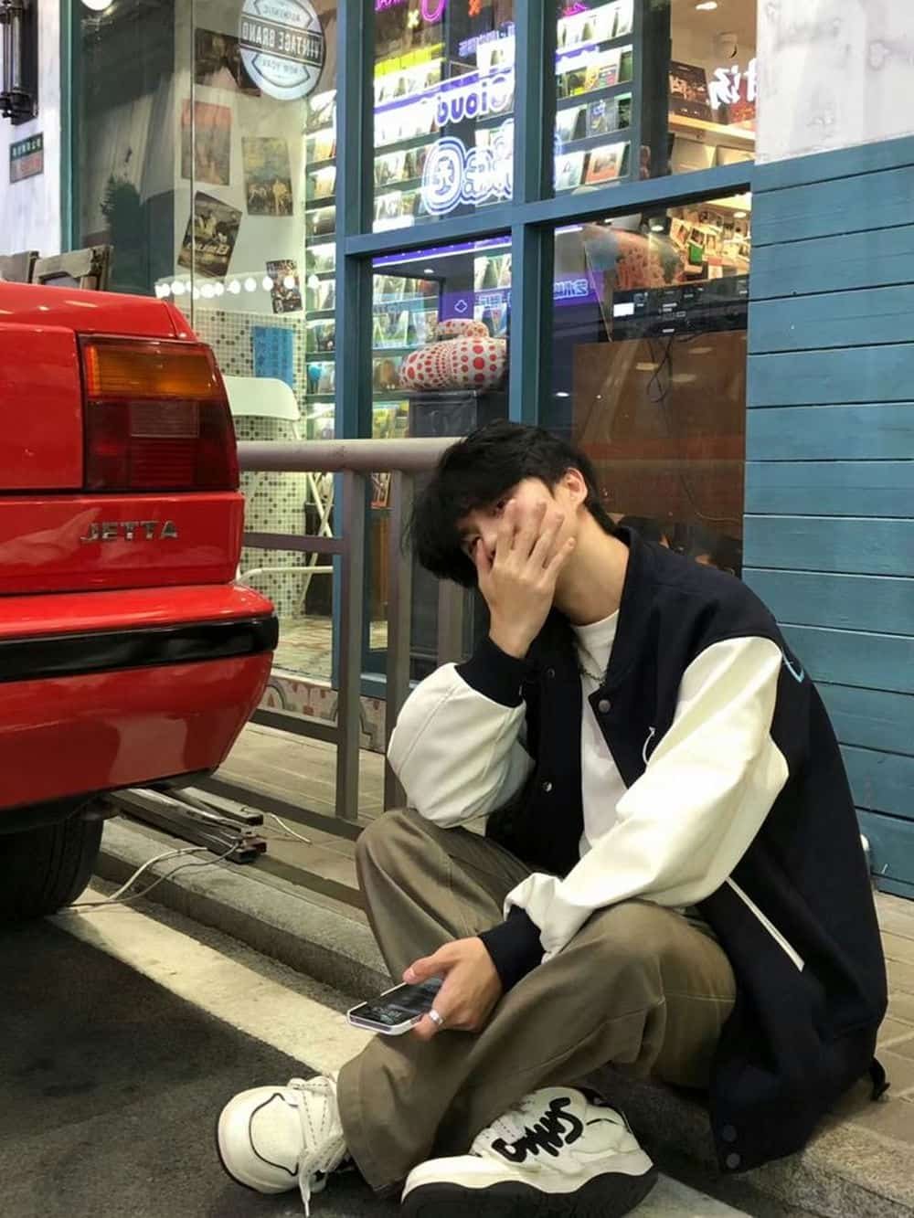 Ảnh trai đẹp che mặt