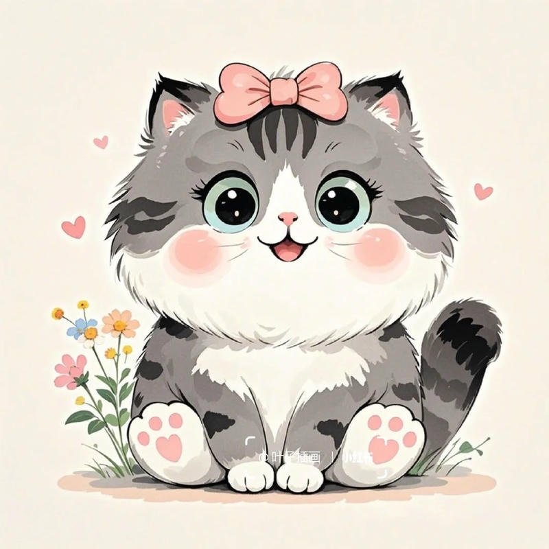Avatar mèo anime phong cách chibi