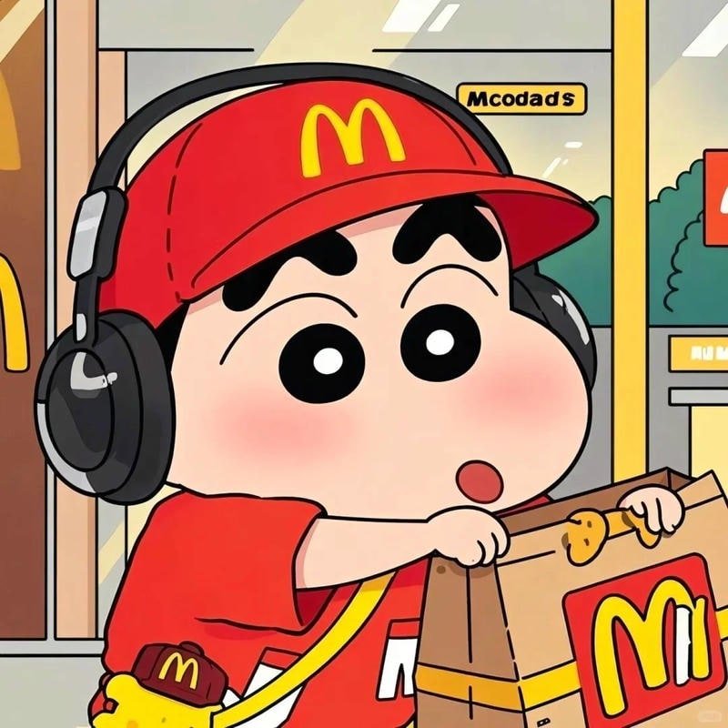 Avatar shin phong cách hài hước