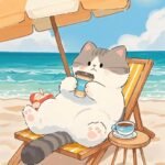 Bộ ảnh mèo anime cute