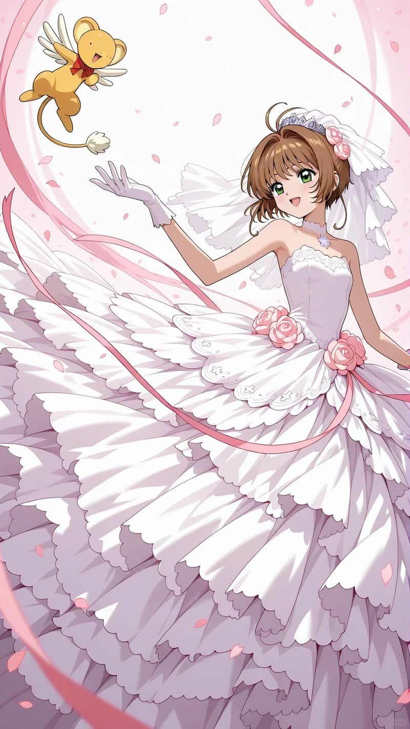 Bộ ảnh nền anime nữ tinh khiết