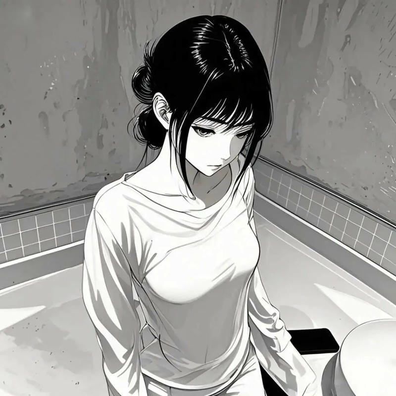 Bộ hình ảnh anime đen trắng