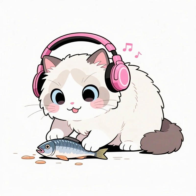 Bộ hình ảnh mèo anime ấn tượng