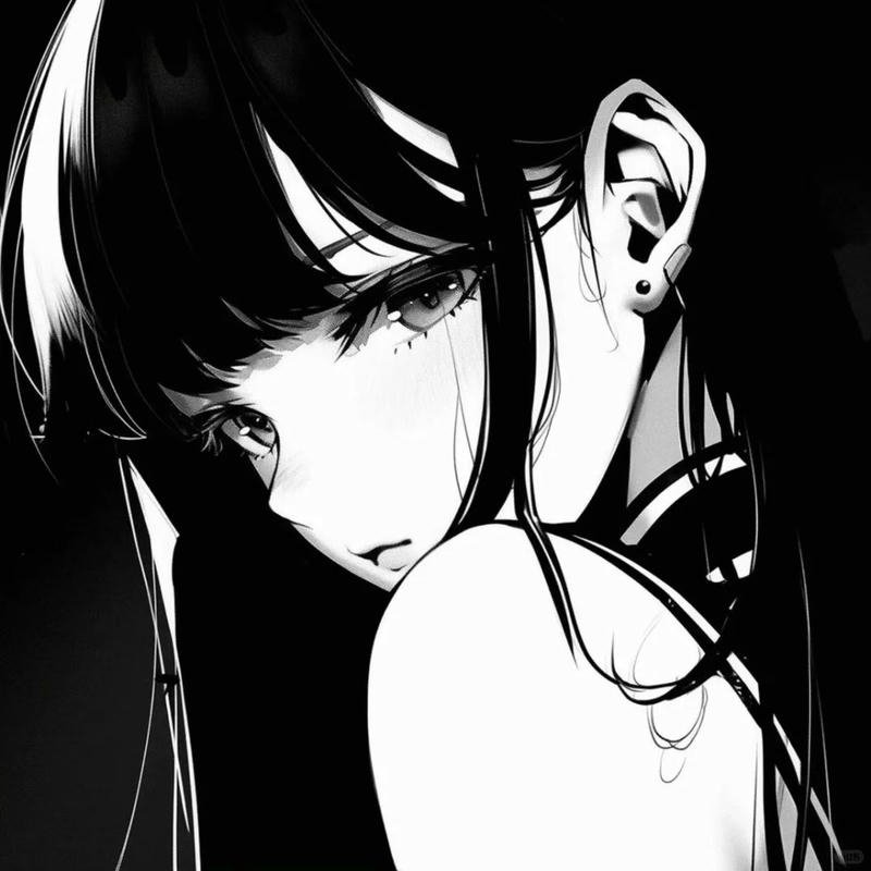 Bộ sưu tập hình ảnh anime đen trắng