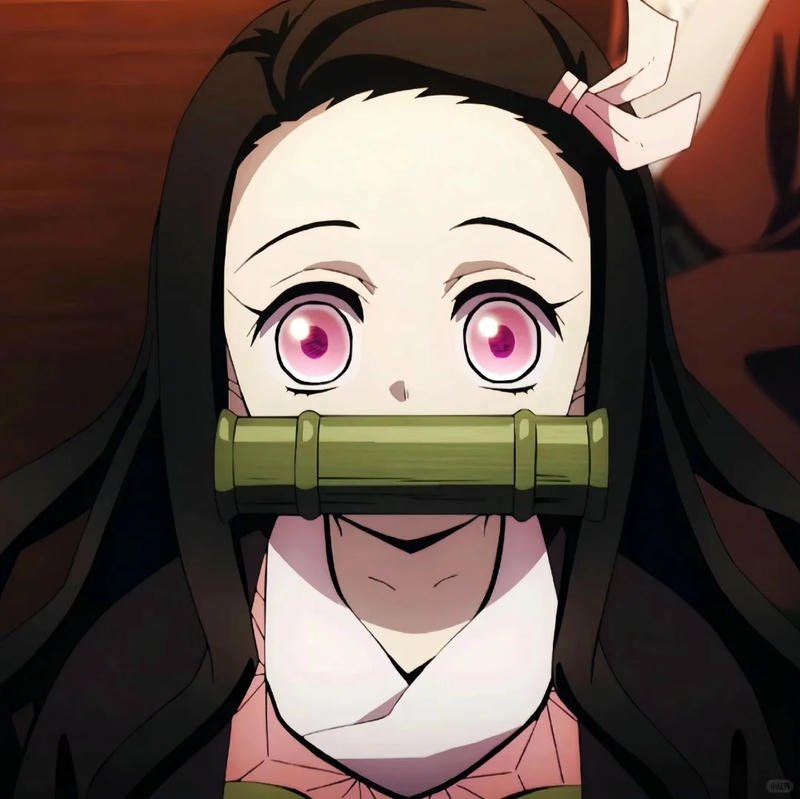 Chụp hình ảnh nezuko phong cách cute