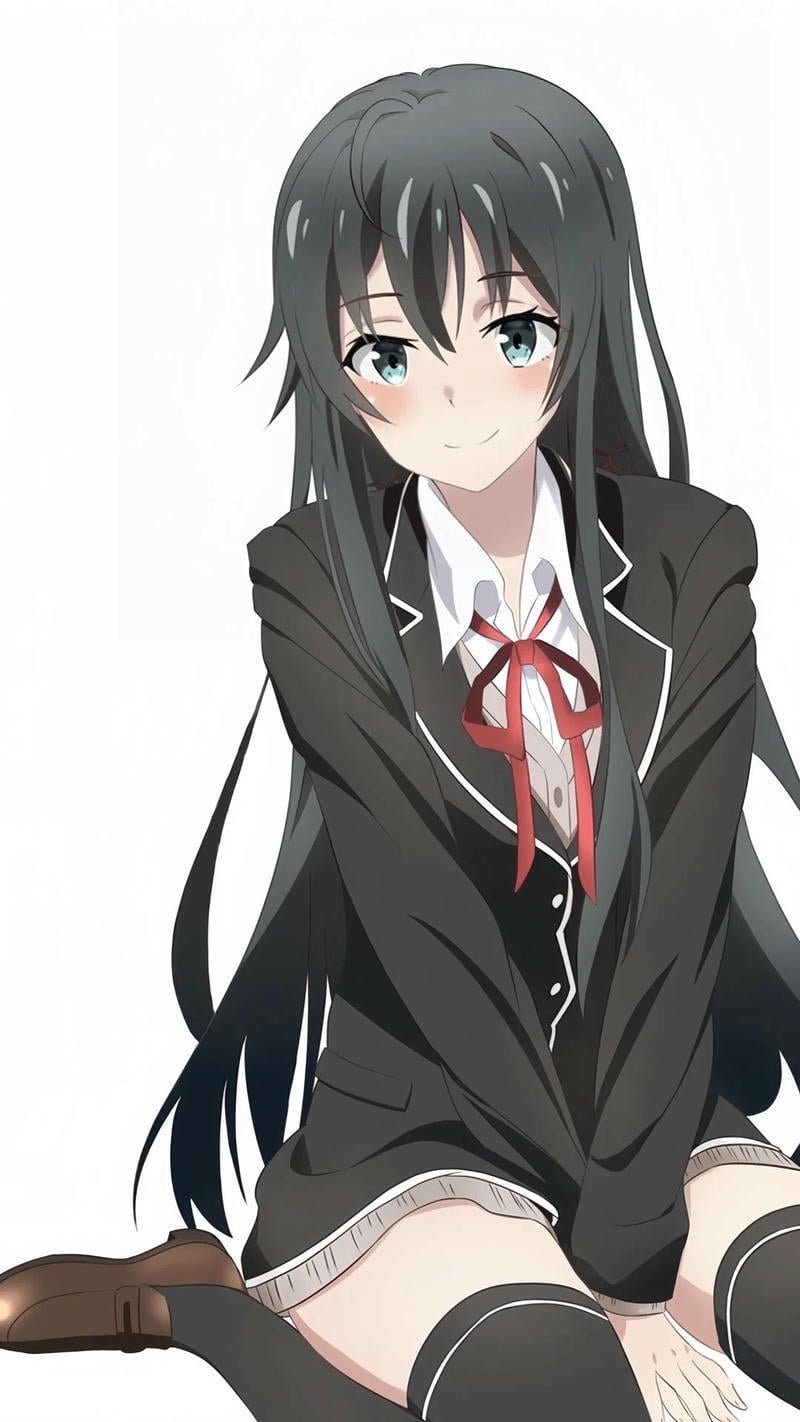 Chụp hình nền anime nữ ấn tượng