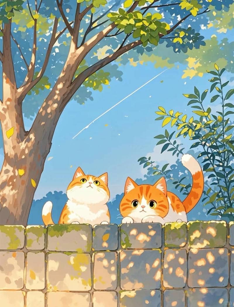 Hình ảnh mèo anime đáng yêu