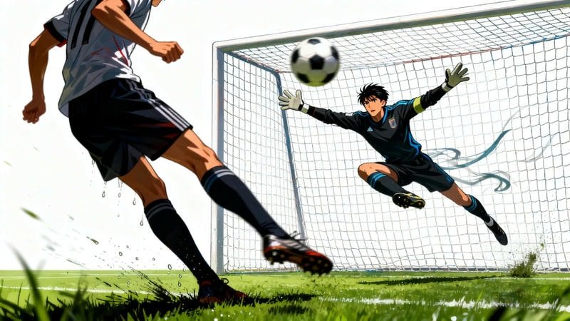 Hình anime bóng đá cuốn hút
