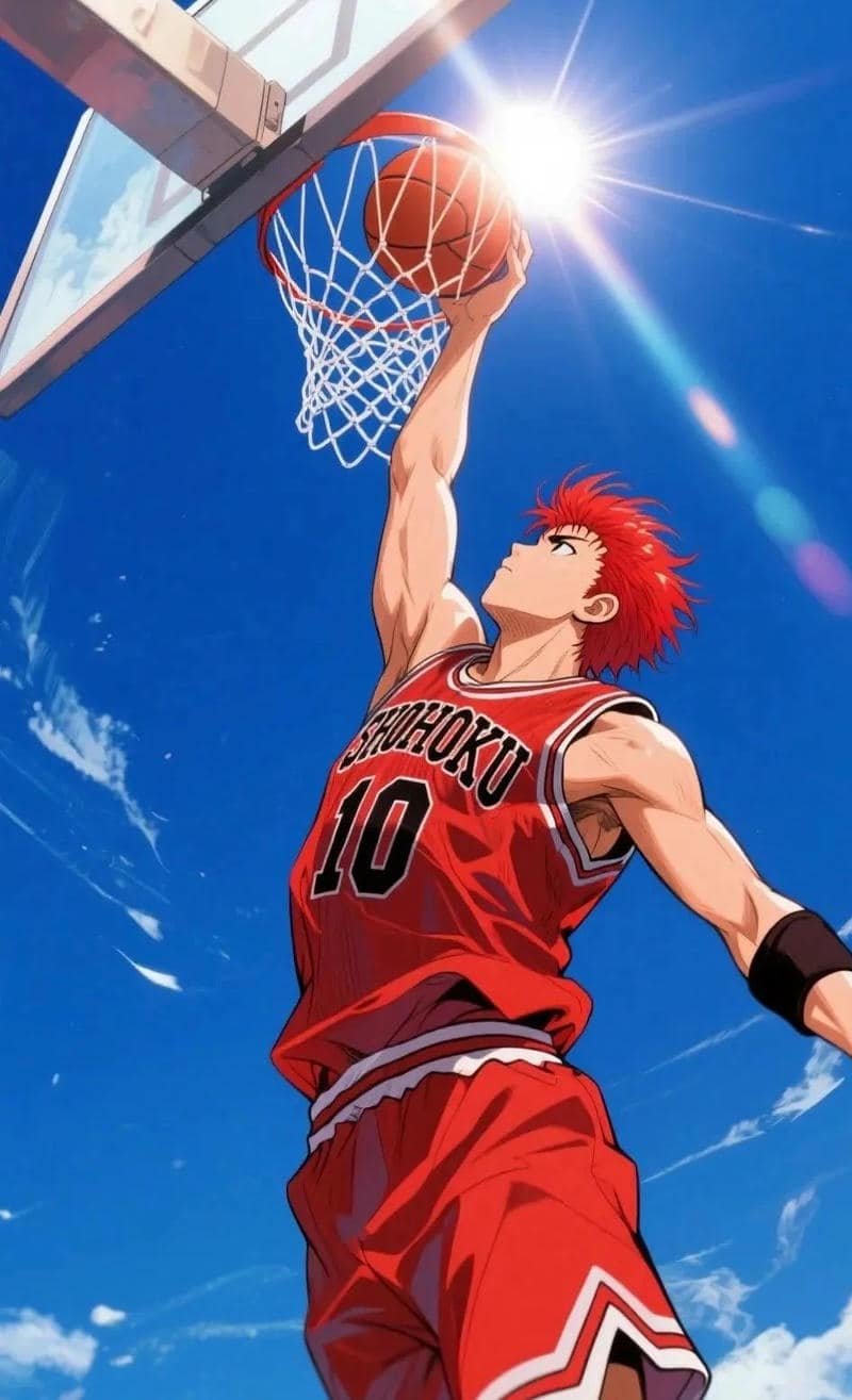 Hình anime bóng rổ cuốn hút