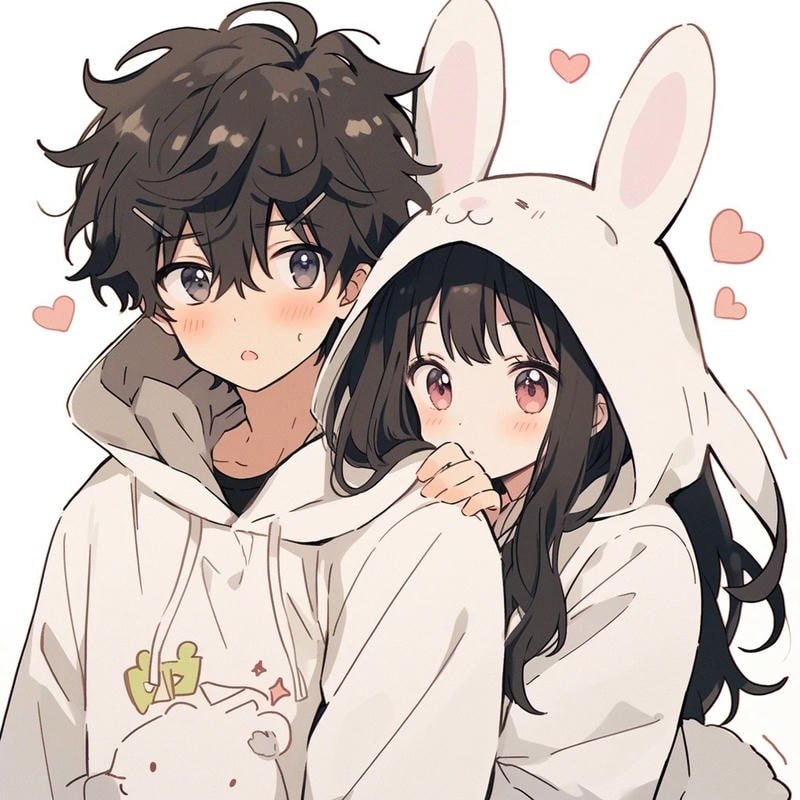 Hình avatar cặp đôi anime