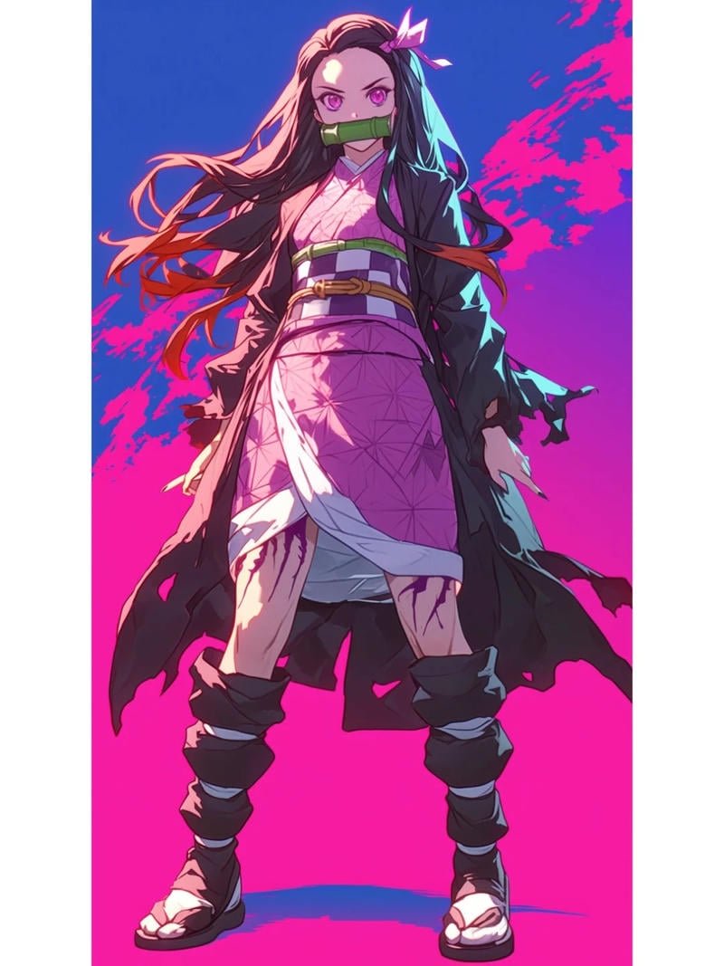 Hình nền nezuko dùng cho điện thoại