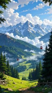 Hình nền phong cảnh anime