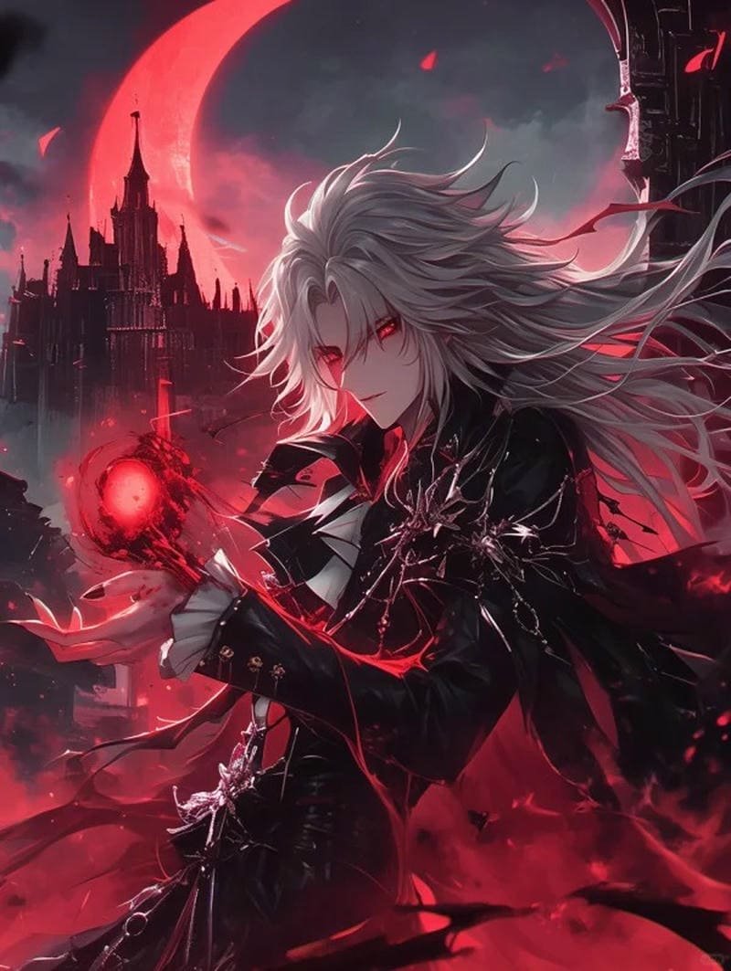 Loạt ảnh anime ma cà rồng thần bí