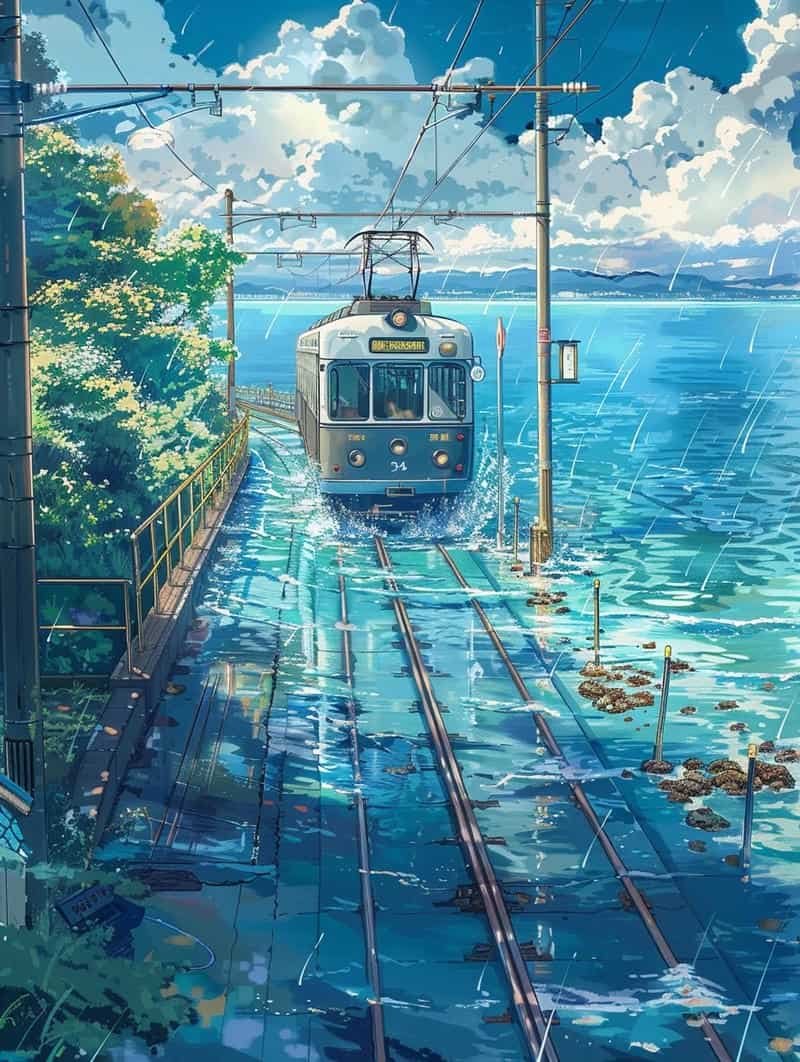 Loạt hình phong cảnh anime tĩnh lặng