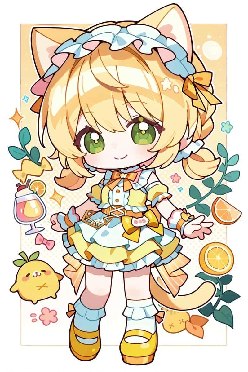 Ngắm ảnh ảnh anime chibi thư giãn