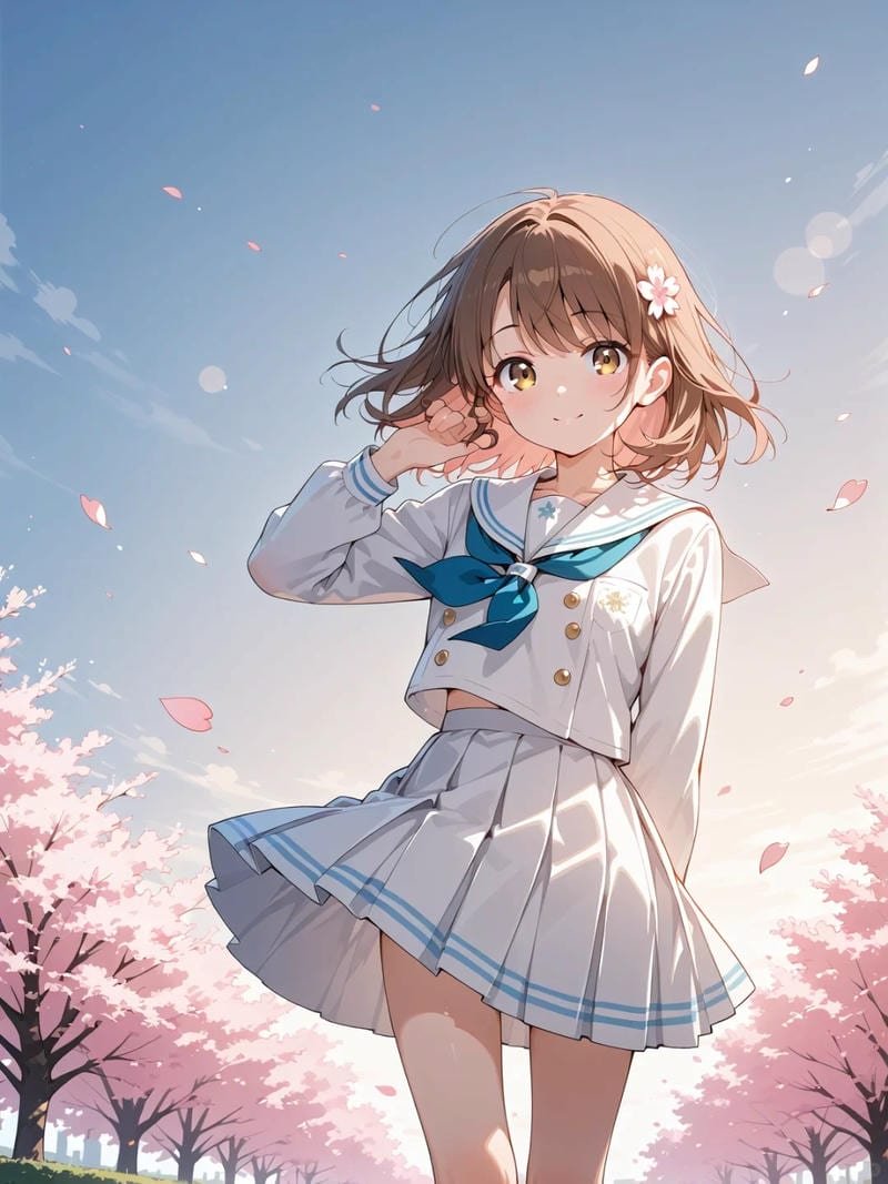 Ngắm ảnh anime nữ học sinh