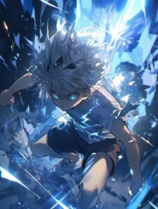 Ngắm ảnh killua thần thái bí ẩn