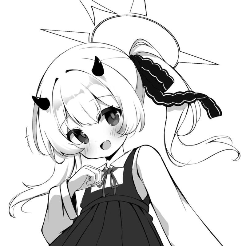 Tải hình ảnh anime đen trắng tối giản