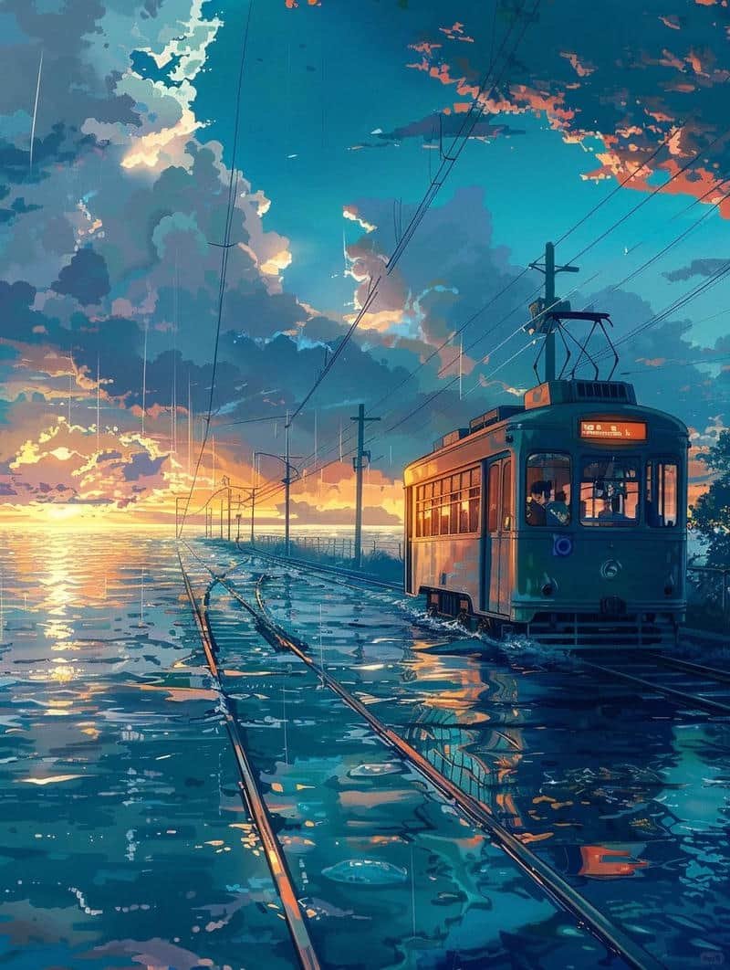 Tải hình ảnh phong cảnh anime