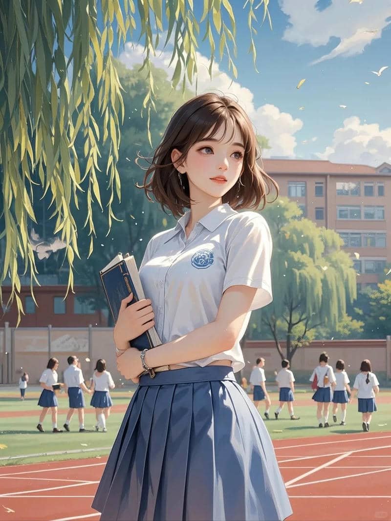 Tải hình anime nữ học sinh