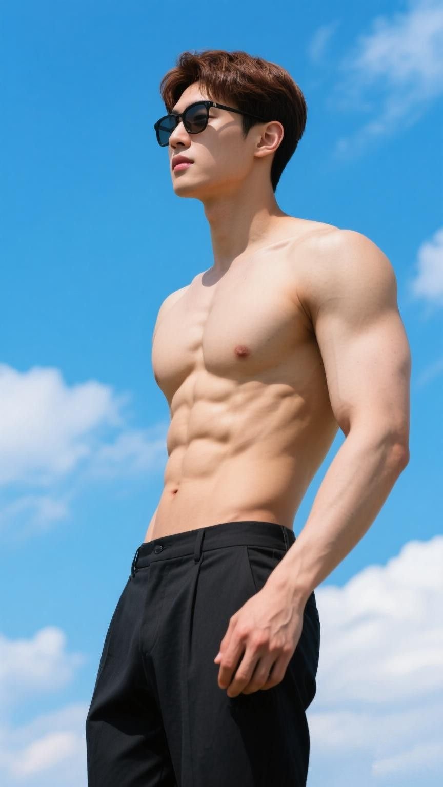 Trai đẹp 6 múi cuốn