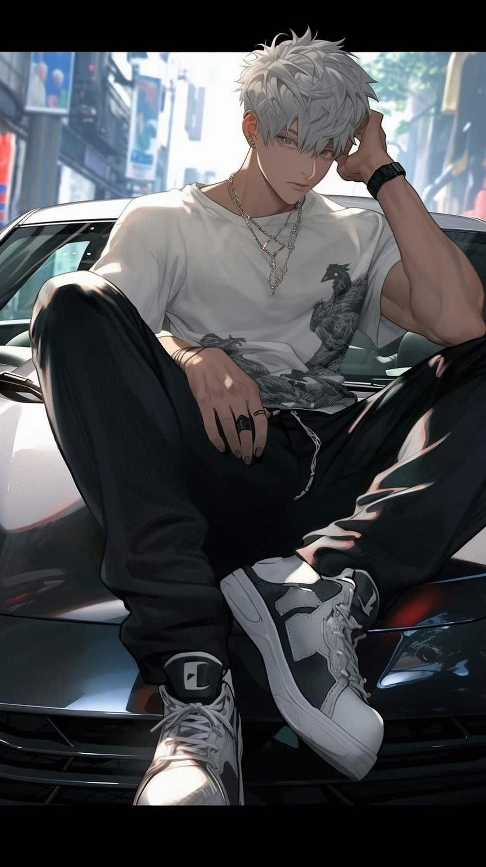 Tranh vẽ trai đẹp anime