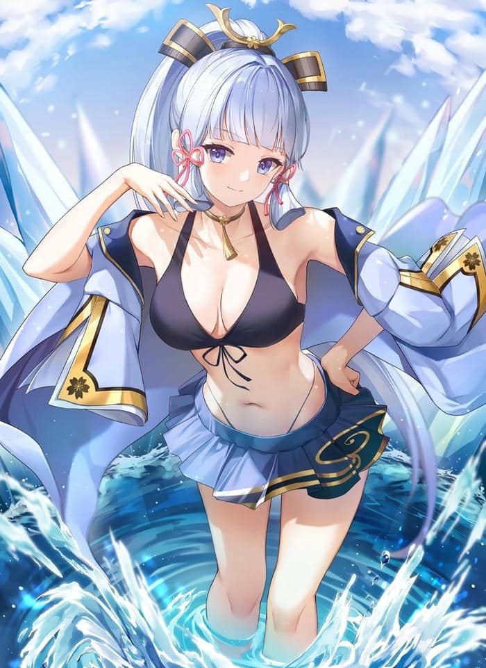 ảnh anime gái xinh bikini dễ thương
