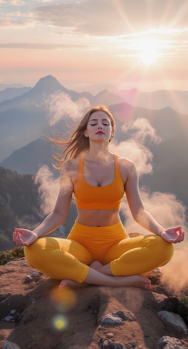 ảnh gái xinh tập yoga.