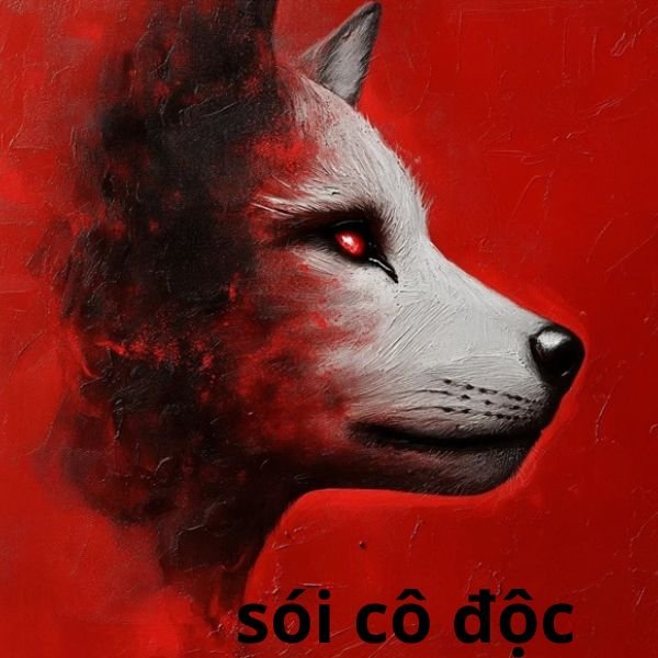 anh meme sói cô độc