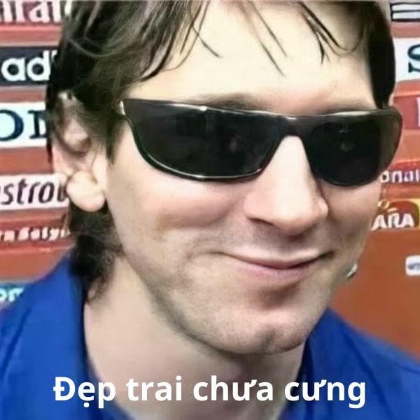 ảnh troll messi đeo kính
