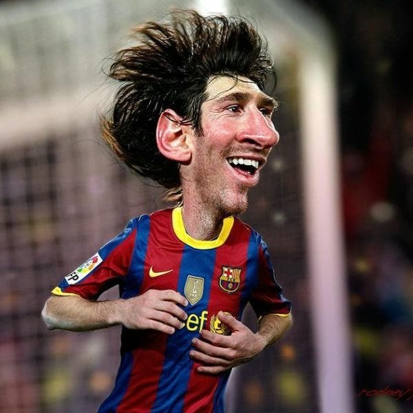 ảnh troll messi hài
