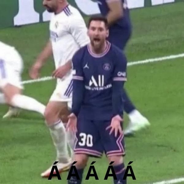 ảnh troll messi sợ