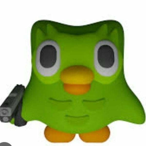 duolingo meme cầm súng