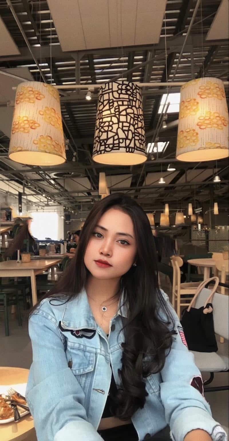 gái xinh indonesia tóc dài