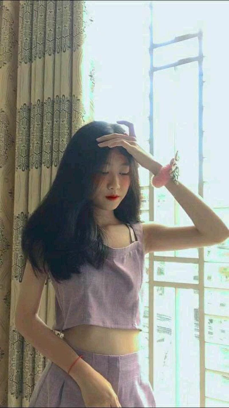 gái xinh lào tóc dài
