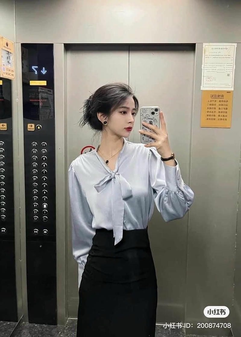 gái xinh văn phòng thời trang