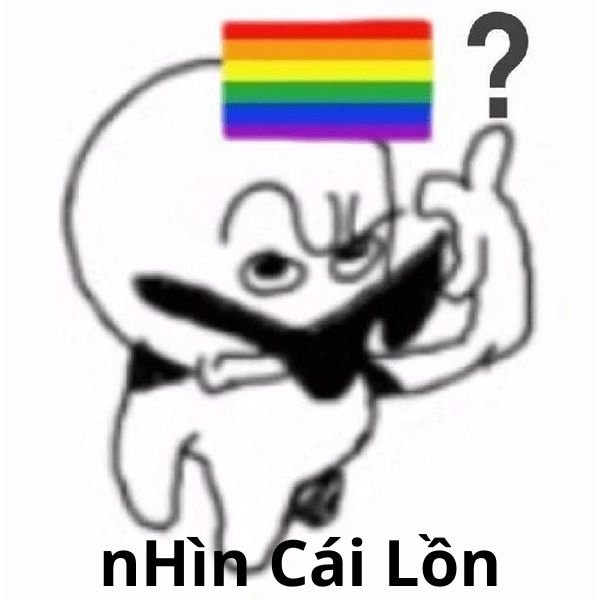 gay meme nhìn cái lon