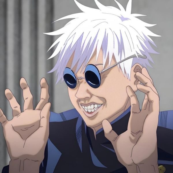 gojo meme mặt đểu