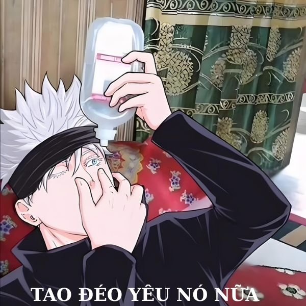 gojo meme nhỏ mắt