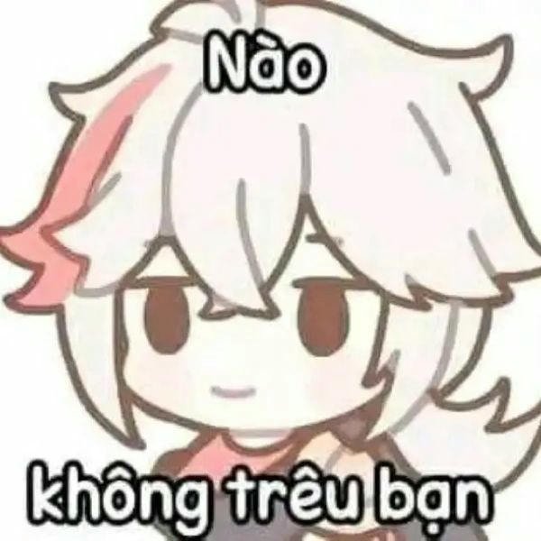 meme anime không chêu bạn