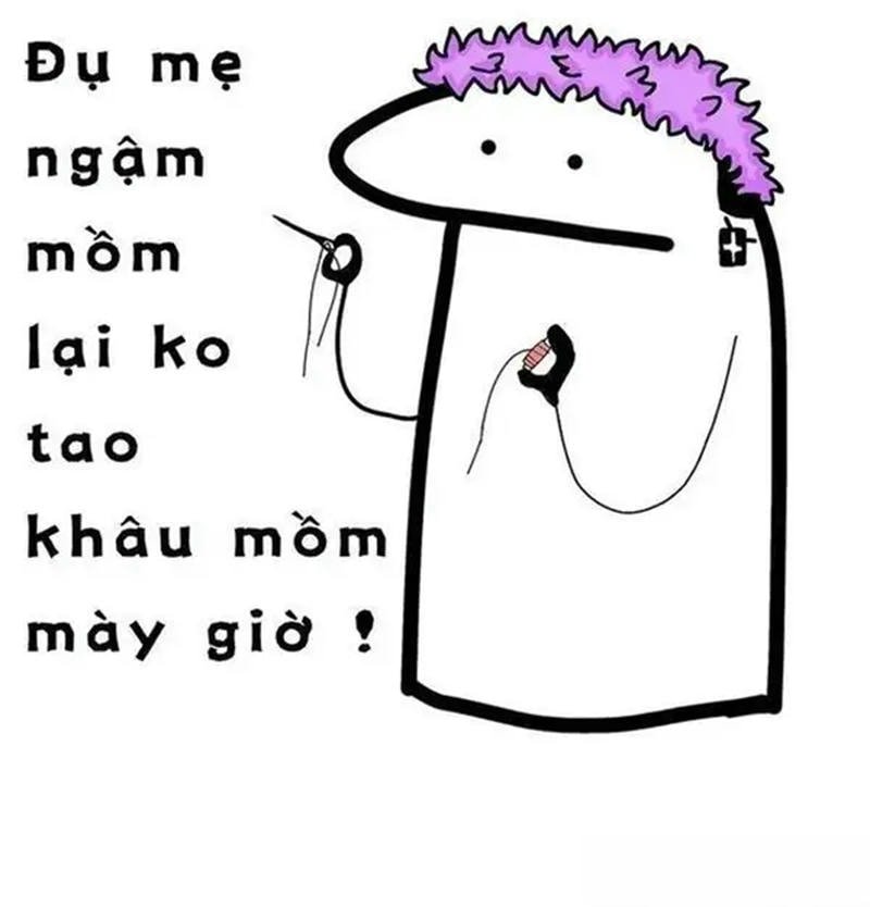 meme chửi người que
